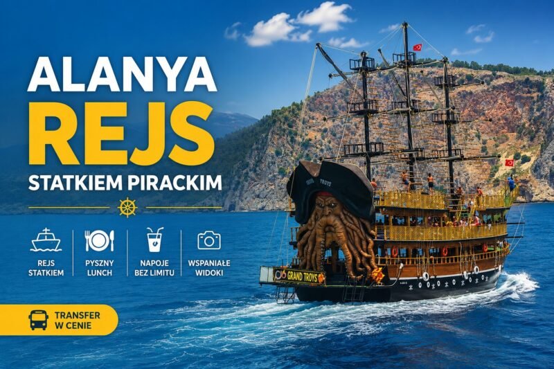 Rejs Statkiem Pirackim Alanya
