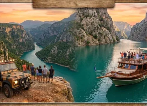 Safari Jeepem w Zielonym Kanionie z Side + Rejs po Zielonym Jeziorze